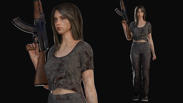 Customizable Survival Girl