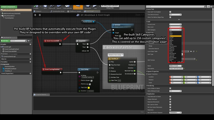 Skills Tree System