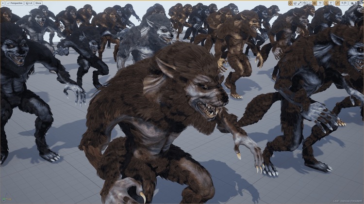 Animated Werewolf