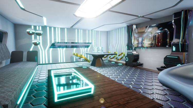 SCI-FI APARTMENT MODULAR FUTURISTIC