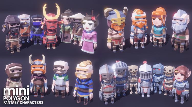 POLYGON MINI - Fantasy Character Pack