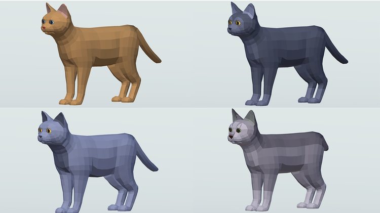 LowPoly Cats