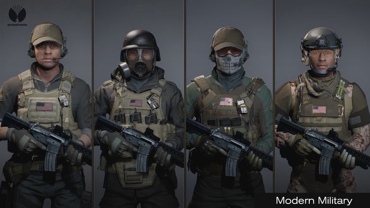 Modern Soldier Camo Pack