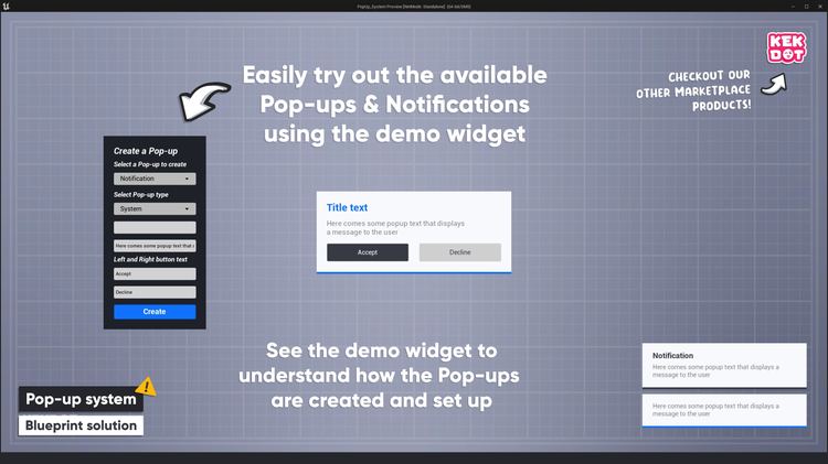 Pop up Notification System