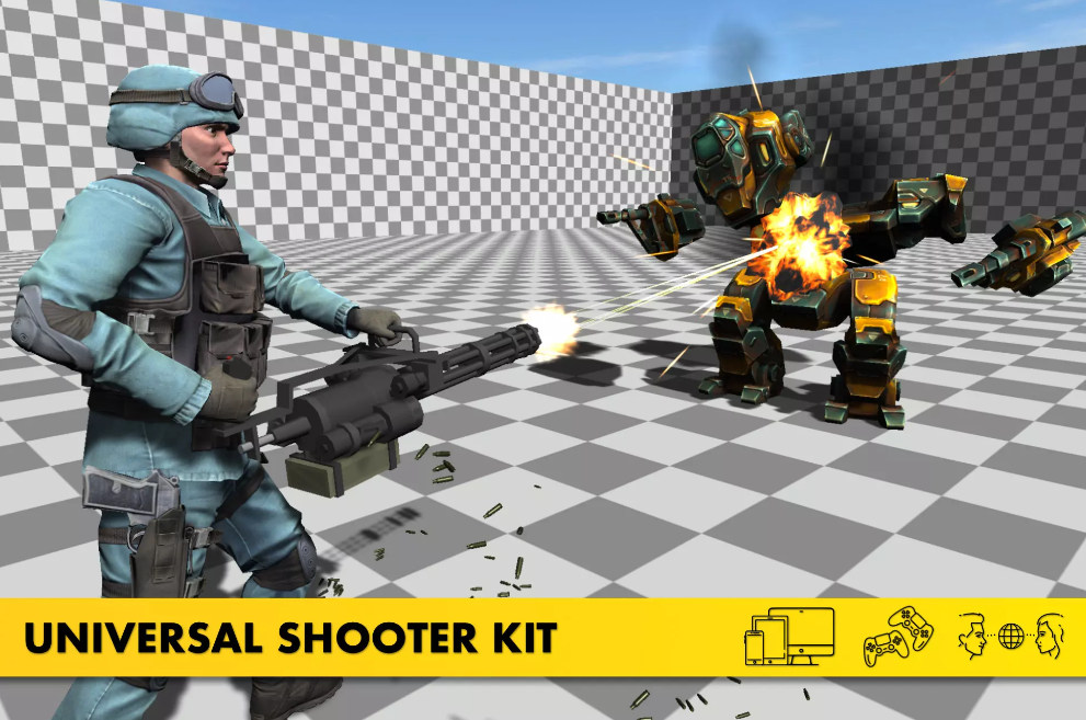 Universal Shooter Kit: FPS, TPS, TDS