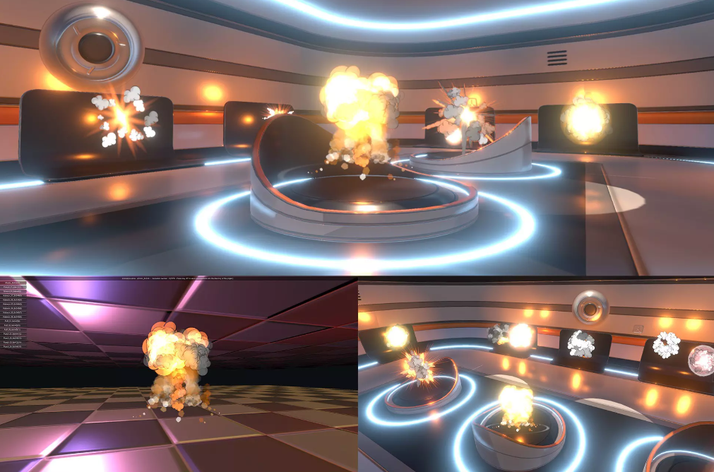 3D Cartoon Explosions Pack Vol 1