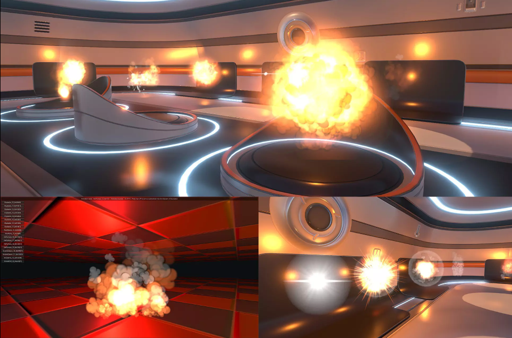 3D Cartoon Explosions Pack Vol 2