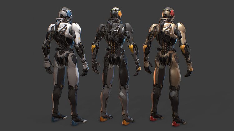 Sci Fi Robot Character Pack