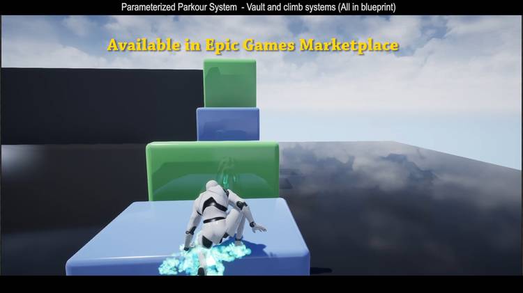 Parametrized Parkour Climb and Vault System - RM