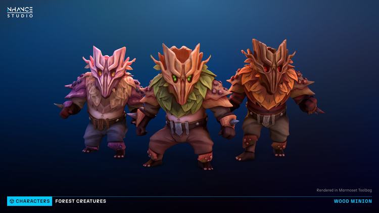 Stylized Fantasy Forest Creatures