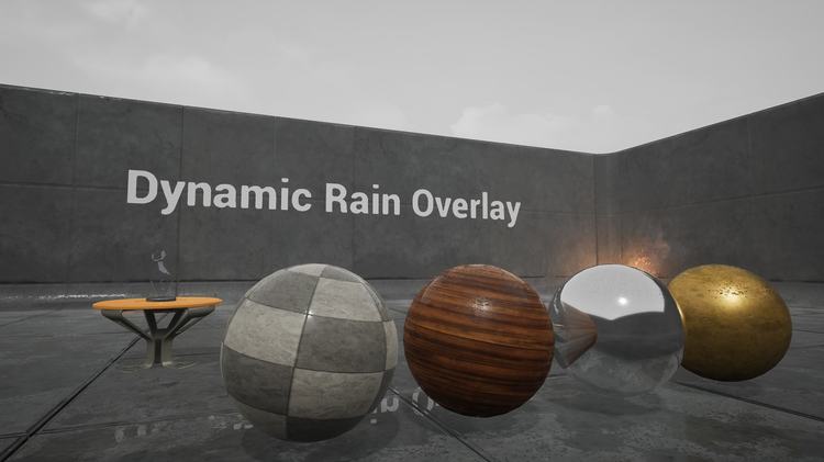 Dynamic Rain Overlay