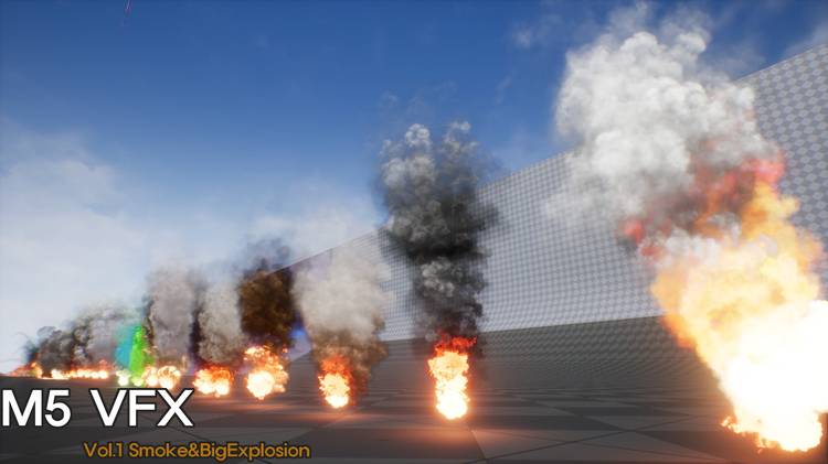 M5 VFX Vol1. Smoke and Big Explosion