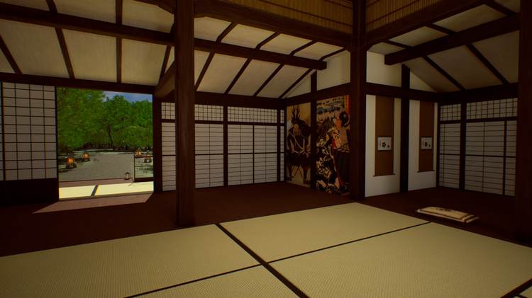 Japanese dojo and rooms