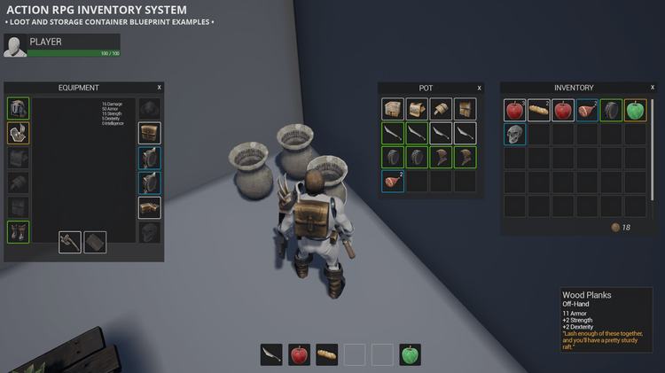 Action RPG Inventory System