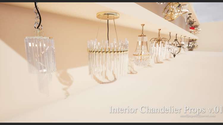 Interior Chandelier Props v.01