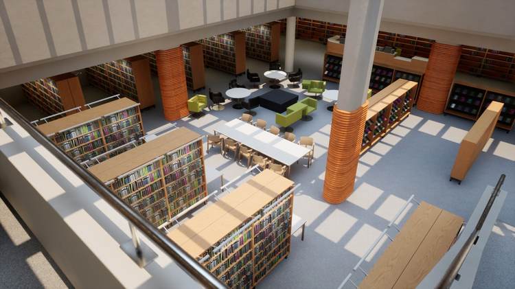 Modern Library - Scene & Assets