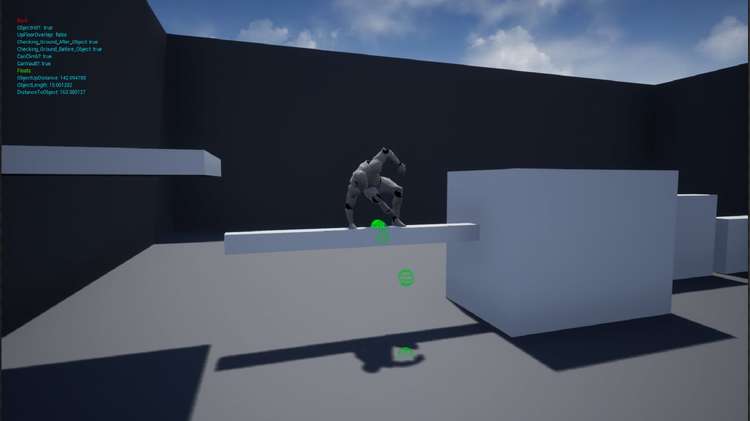 Parkour Motion Warping System