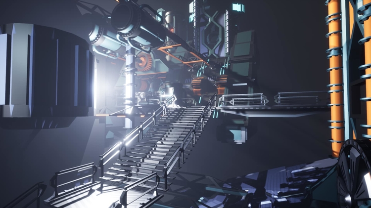 Stylized Sci Fi Environment