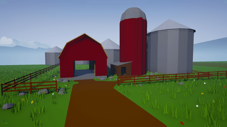 Stylized Low Poly Buildings