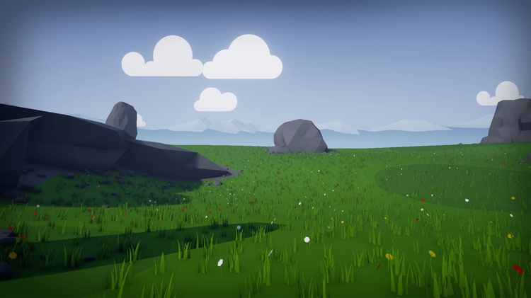 Stylized Low Poly Environment