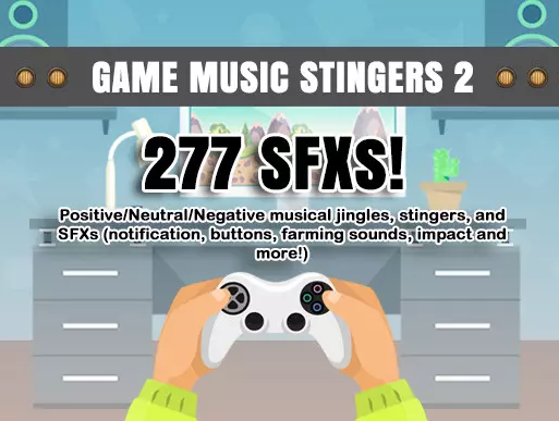 Game Music Stingers and UI SFX 2 Pack