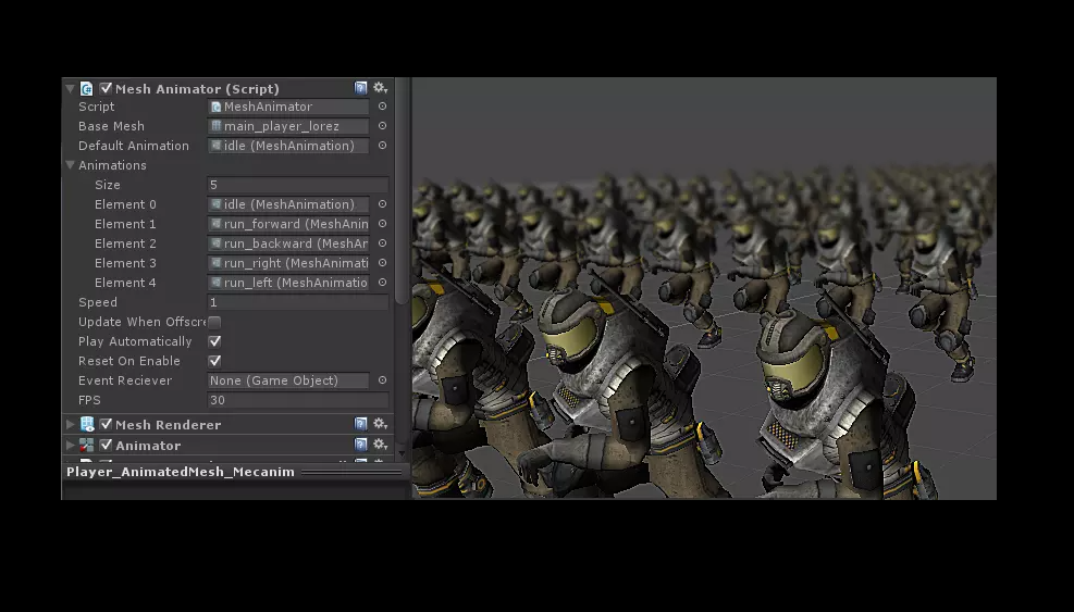 Mesh Animator - Animate massive crowds