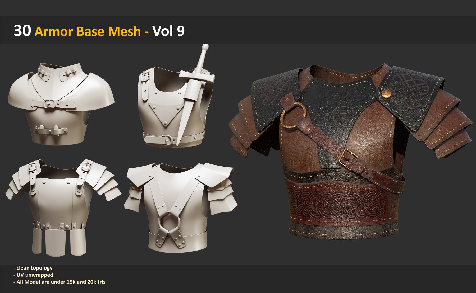 30 Armor Base Mesh - Vol 9 