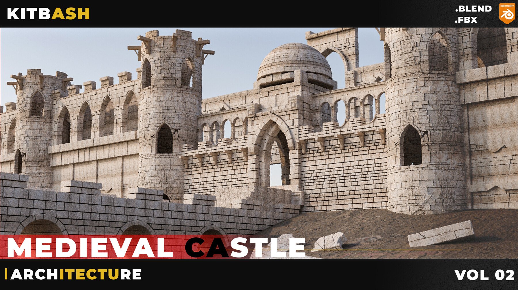 MEDIEVAL CASTLE KITBASH VOL 02