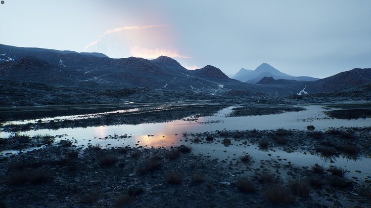 Dark Rock Landscape