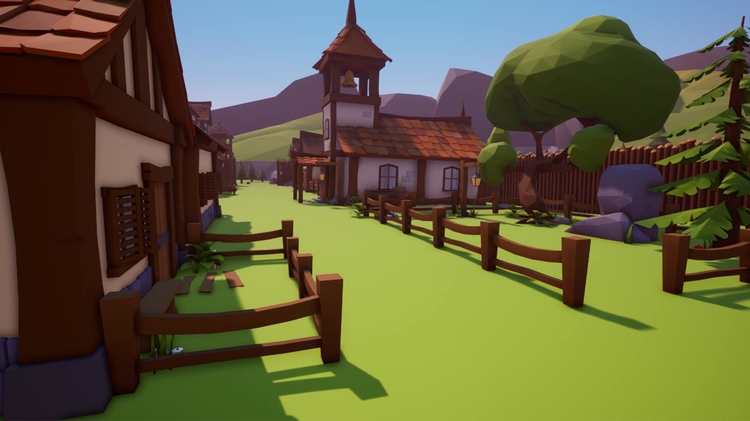 Low Poly Village