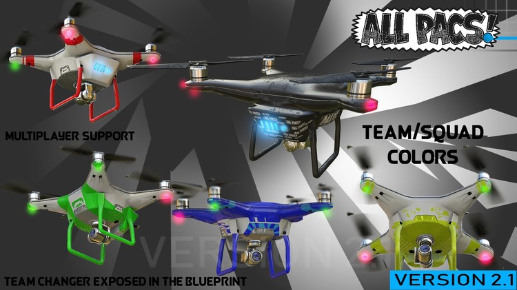 Drone & Helicopter Flying Pack