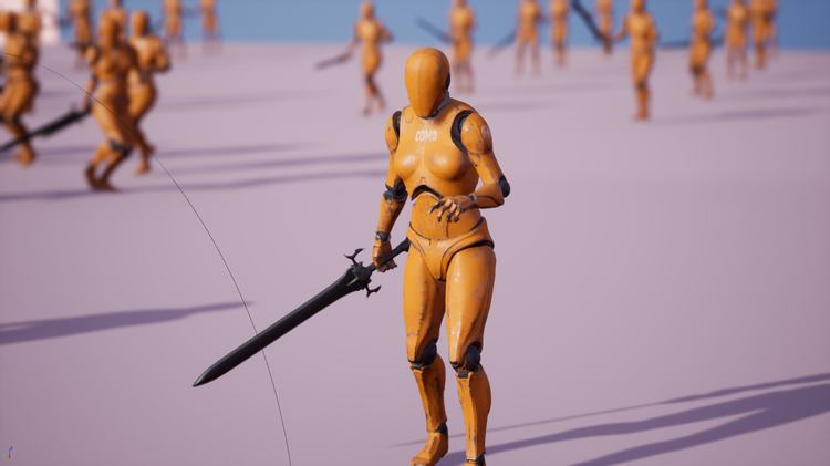 Female Warrior Anim Pack