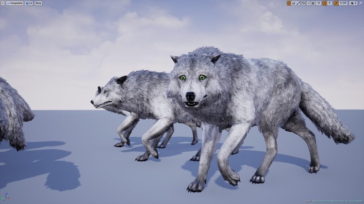 Realistic Wolf