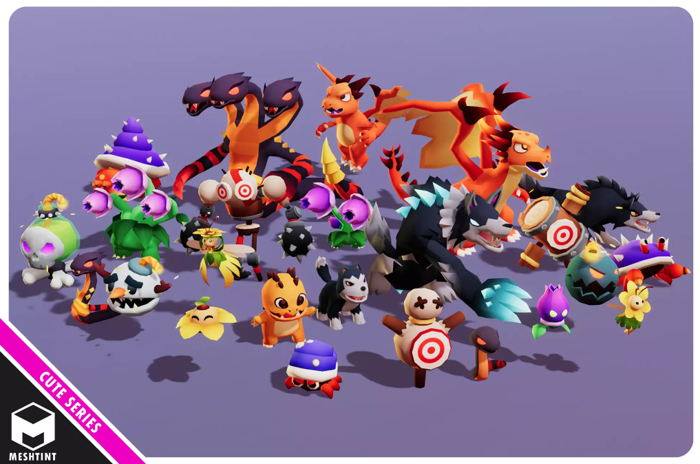 Monsters Ultimate Pack 02 Cute Series