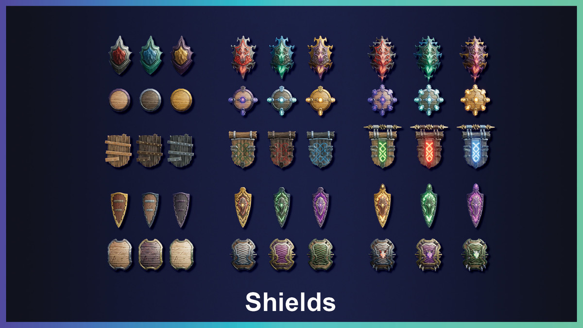 Stylized Shields - RPG Weapons