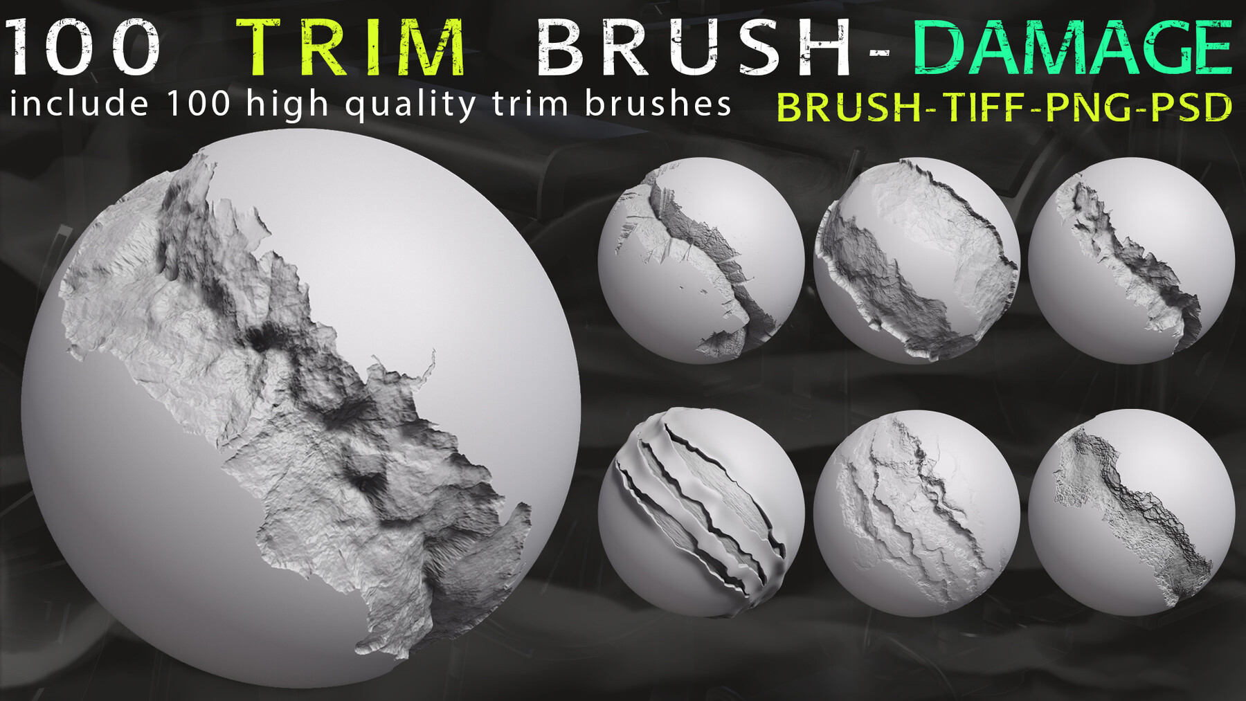100 Trim Brush - Damage - Vol 01