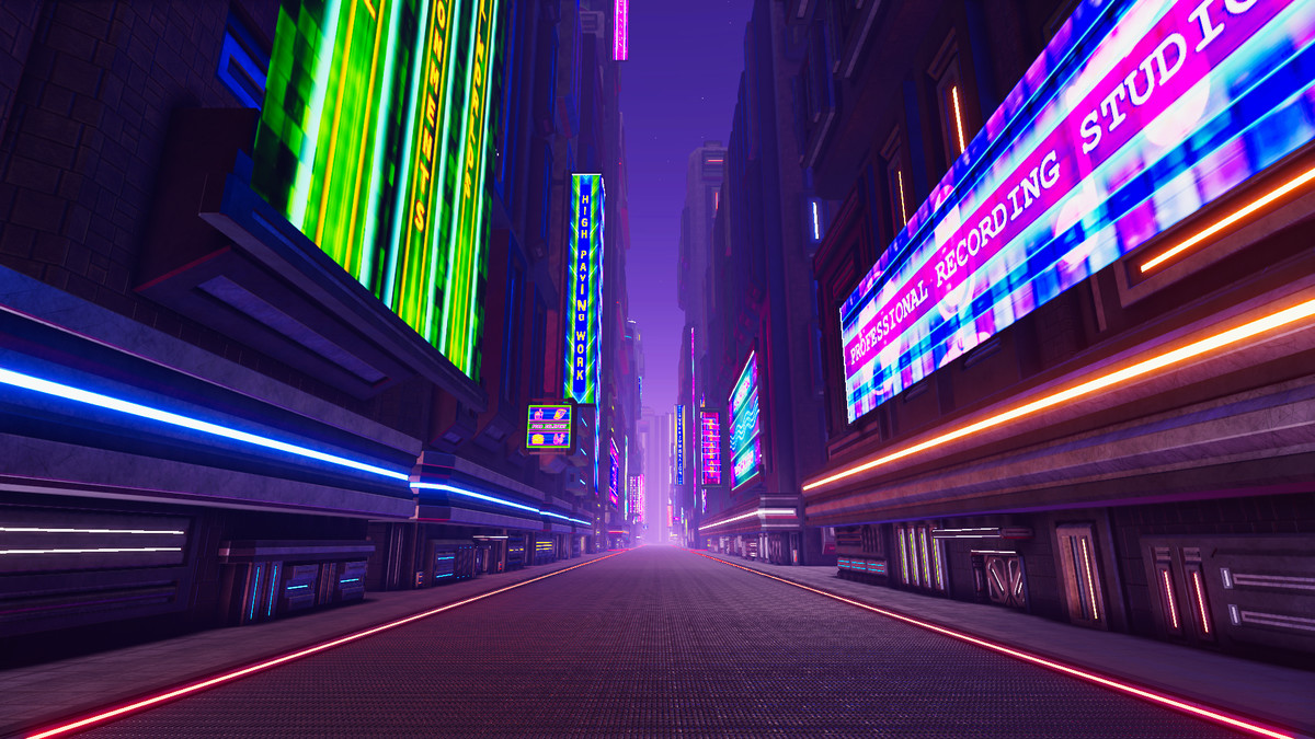 Sci-Fi Neon City