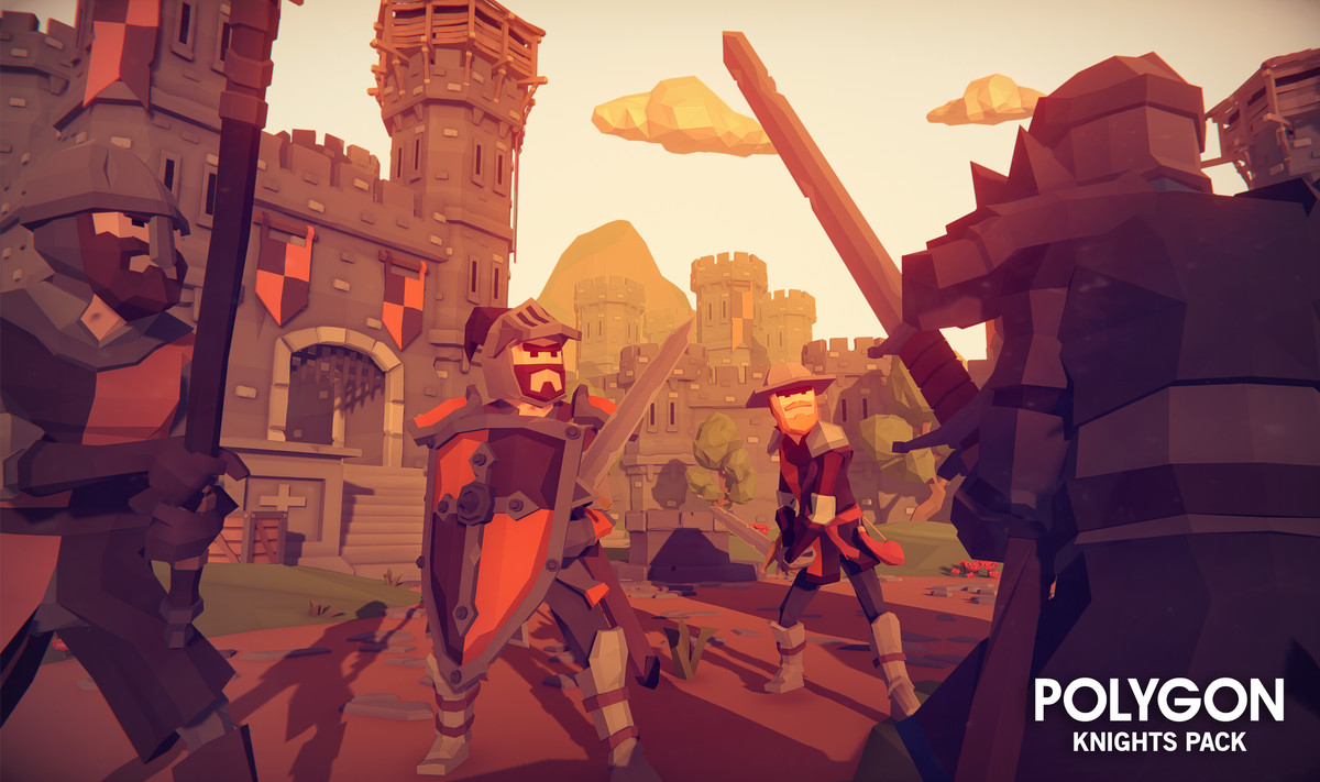 POLYGON Knights - Low Poly 3D Art by Synty