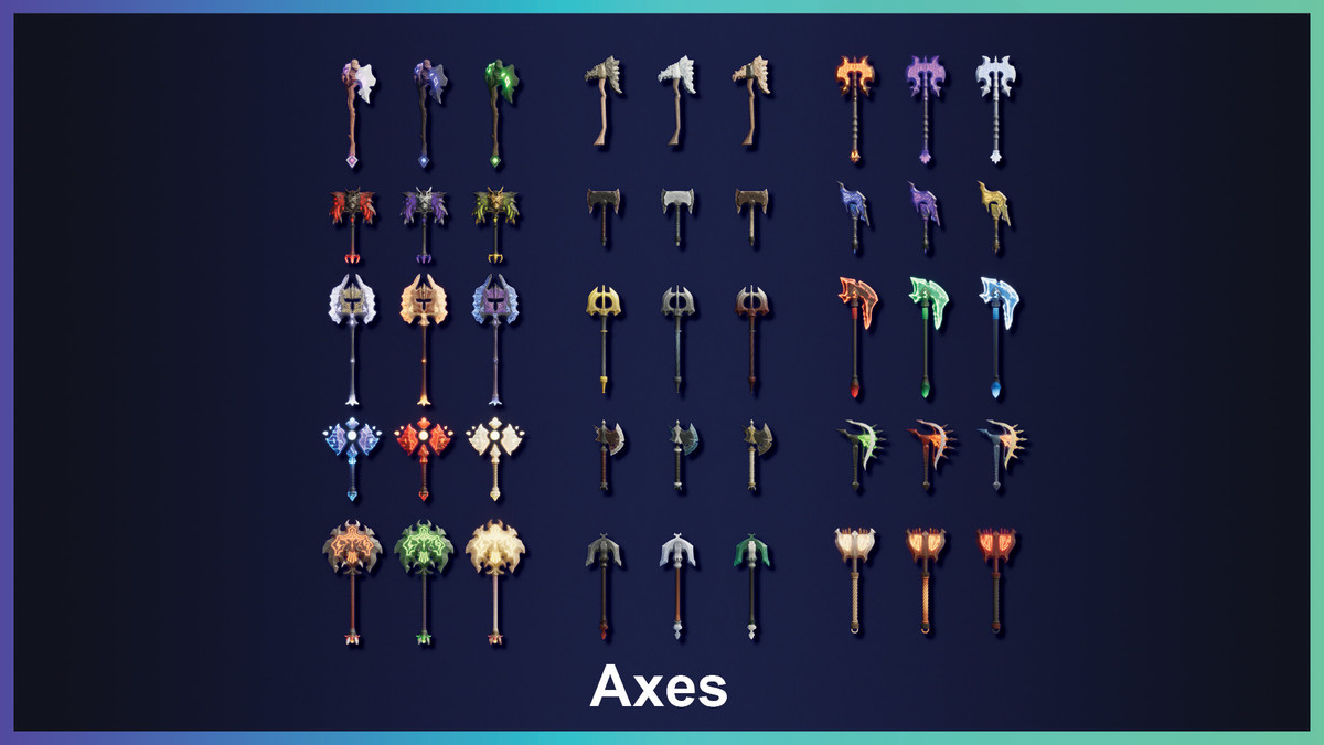 Stylized Axes - RPG Weapons