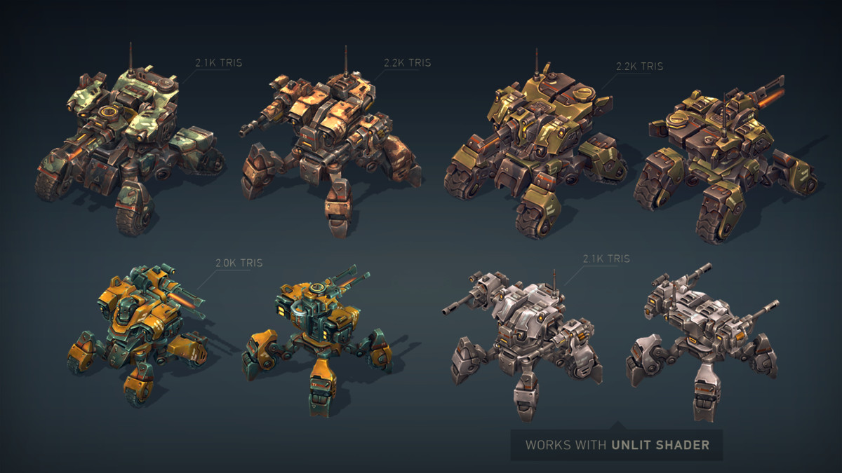 Mech Constructor Spiders and Tanks