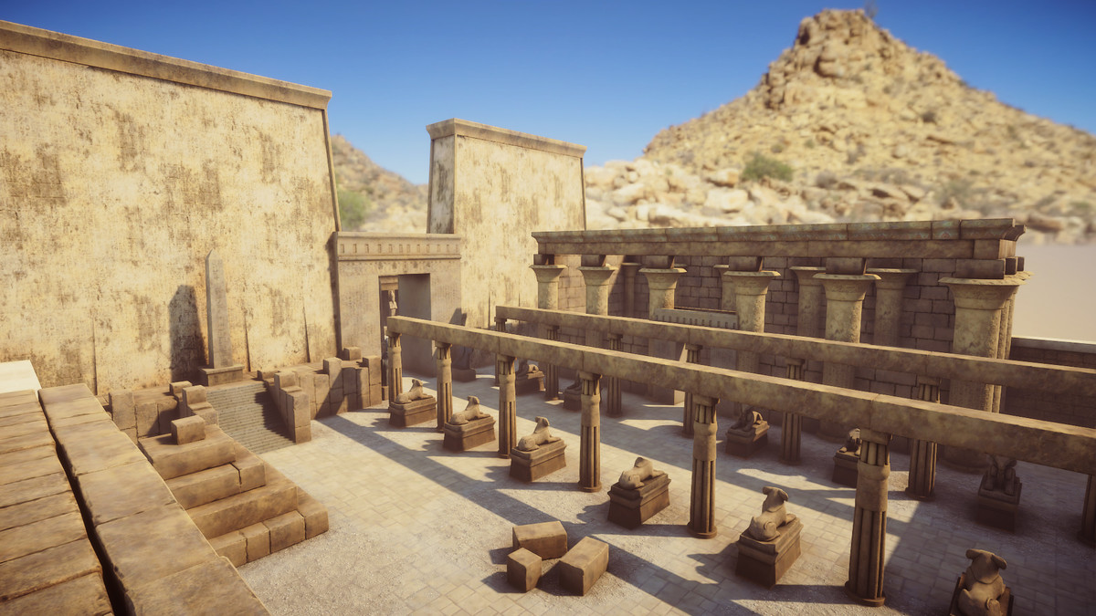 Modular Egyptian Temple HDRP