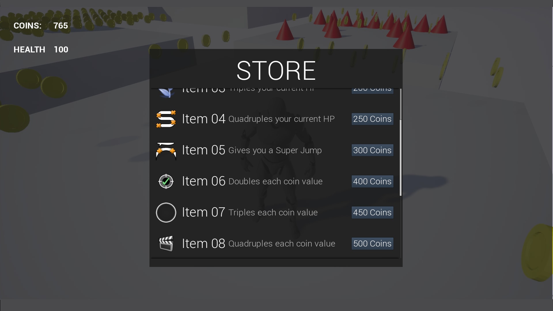 In Game Store System