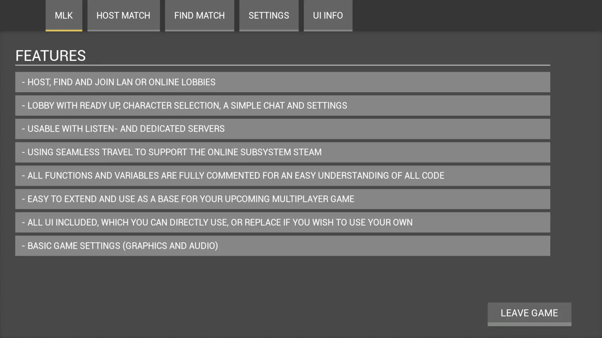 Multiplayer Lobby Kit 