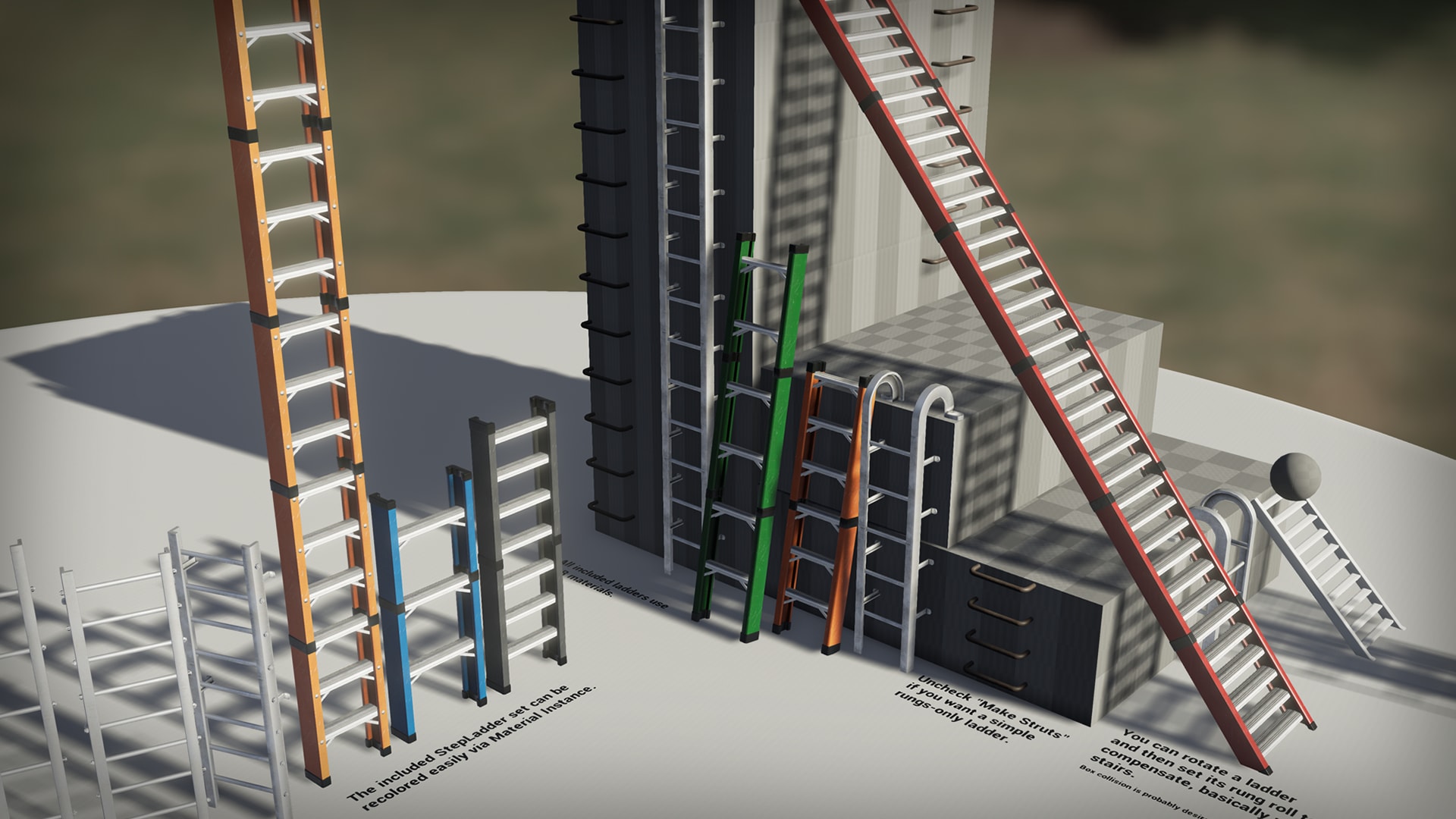 Impromptu Procedural Ladders