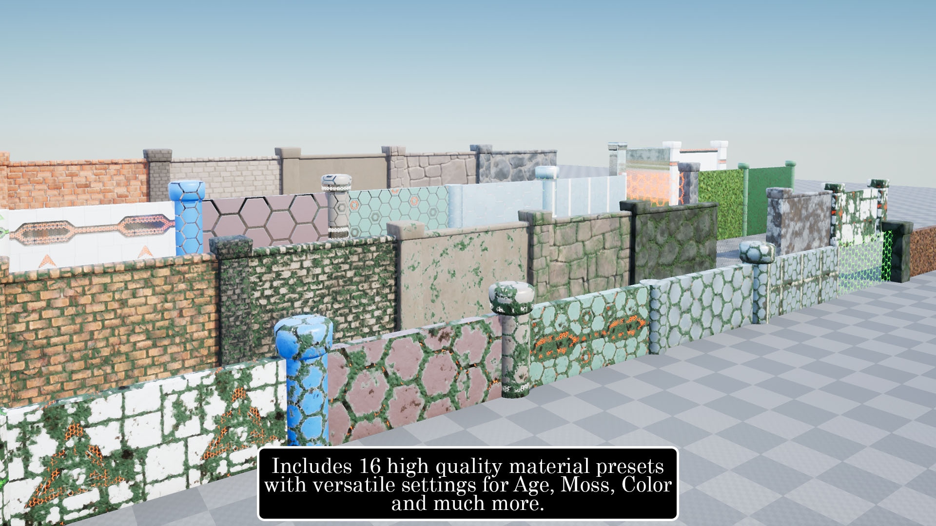 Procedural Spline Walls System