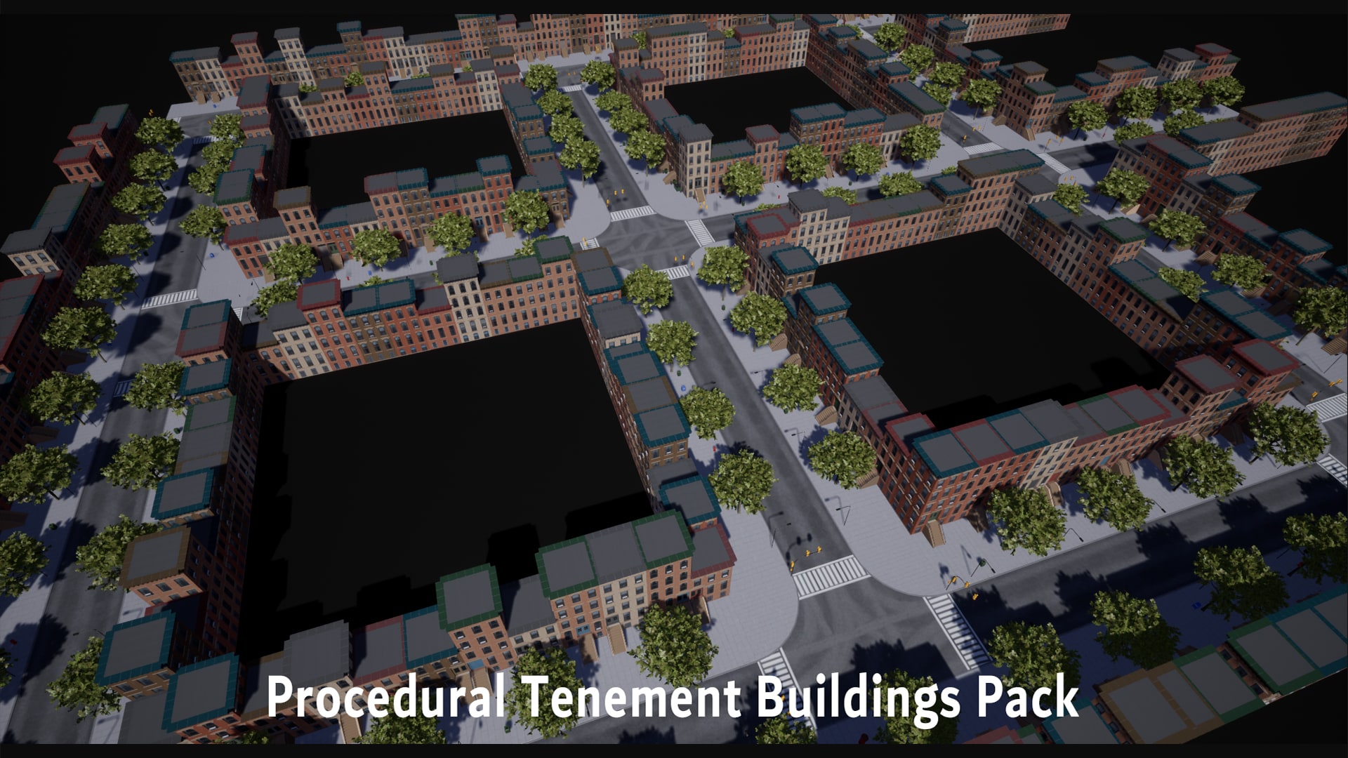 Procedural Tenement Buildings Pack