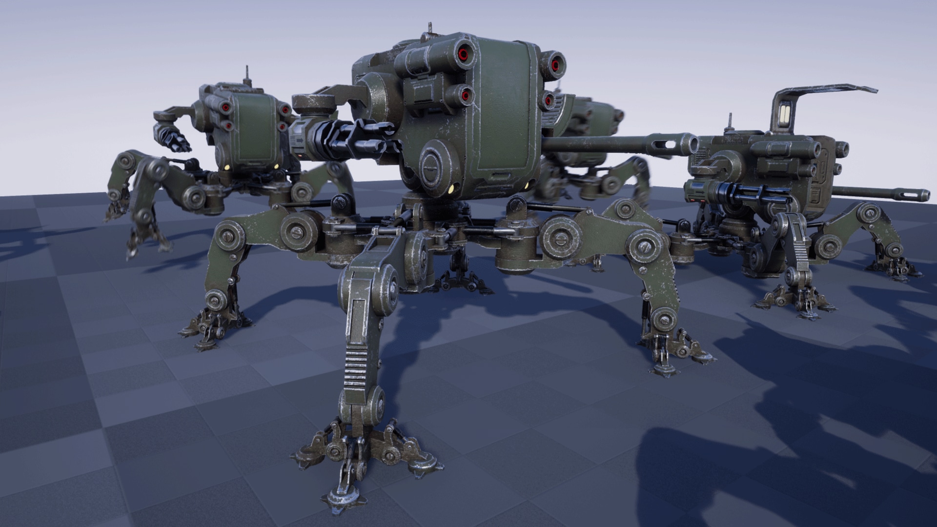 SCI FI: QUADRAPED MECH