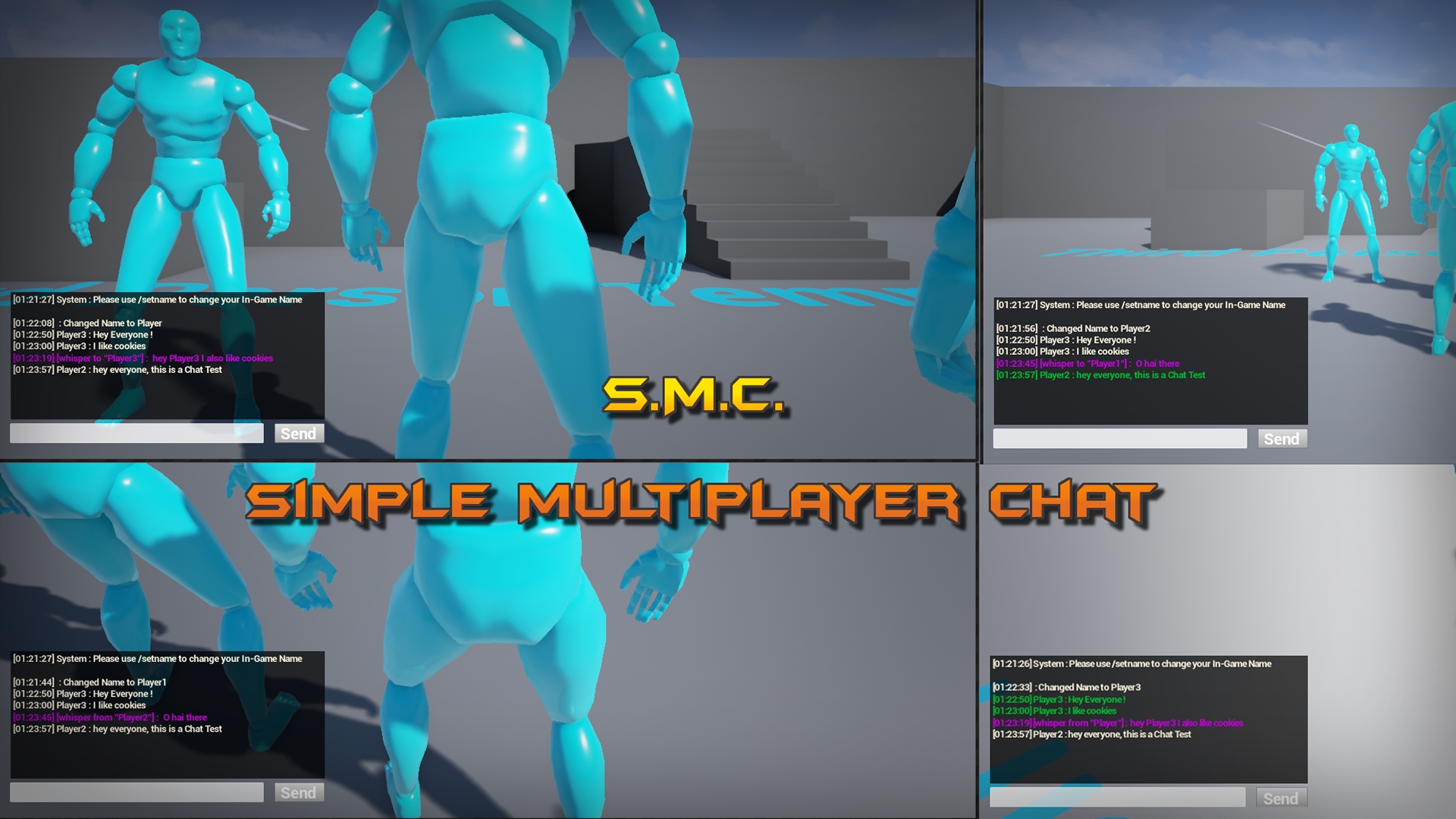 Simple Multiplayer Chat System 