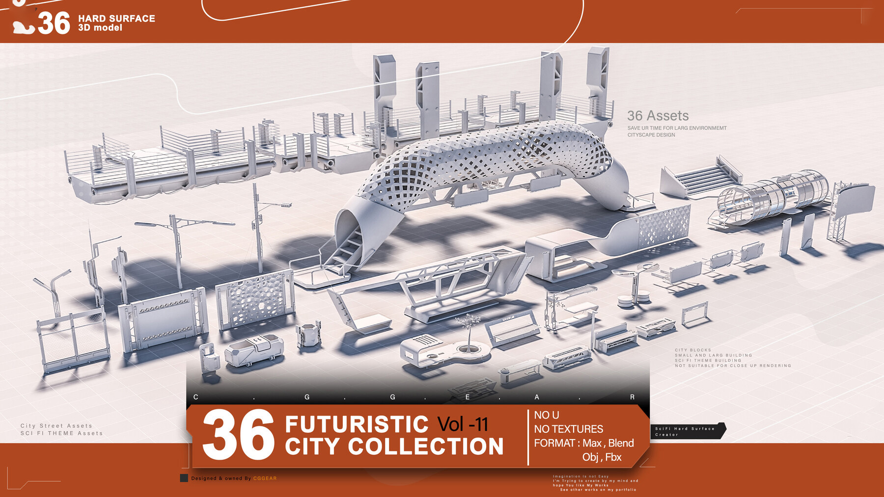 FUTURISTIC (SCI-FI) CITY COLLECTION VOL 11