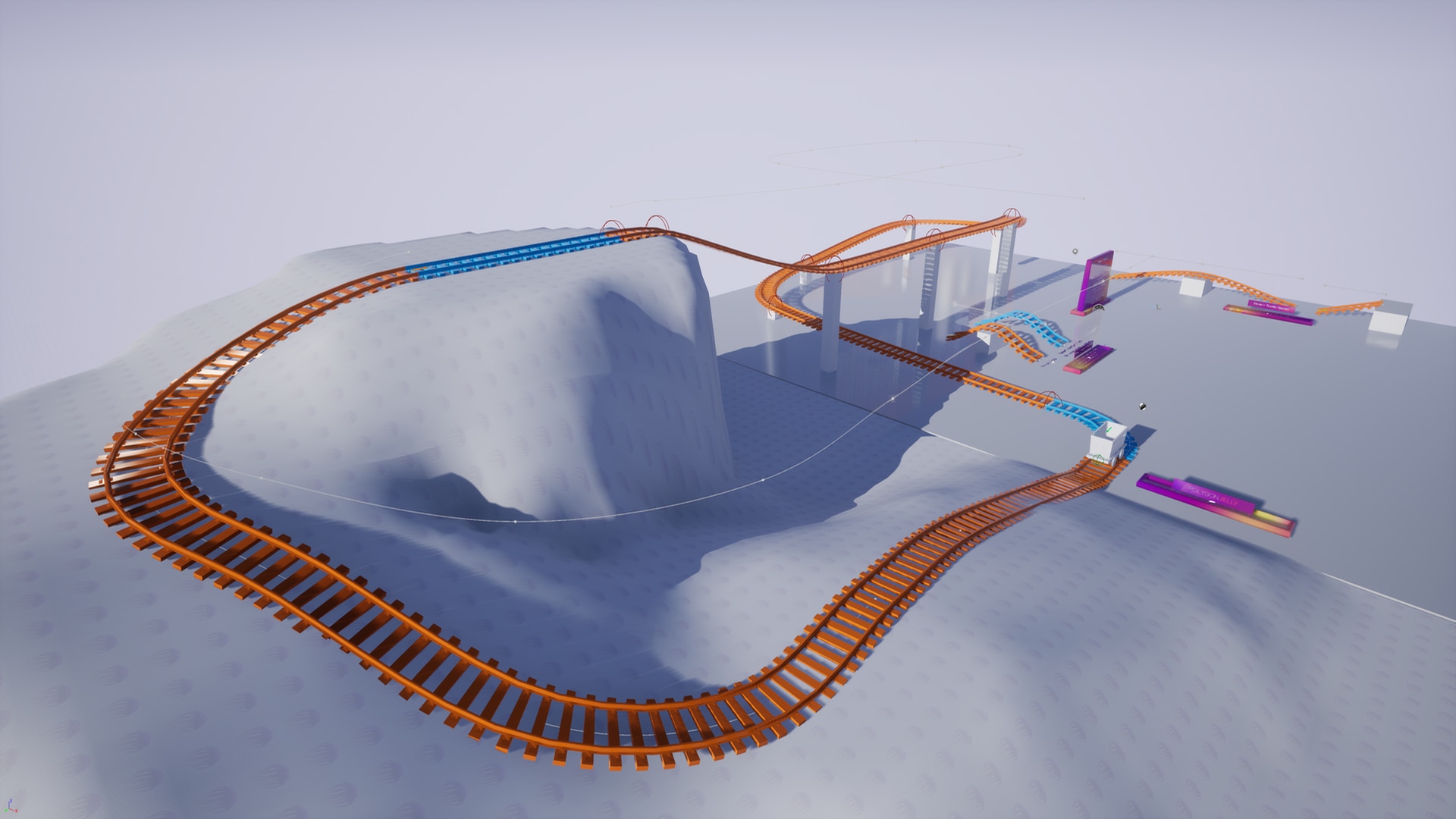 Train, Rail & Roller Coaster System